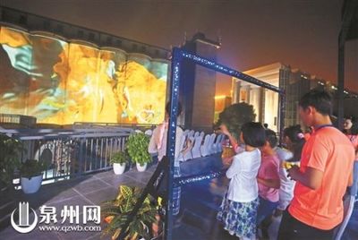 泉州市民與藝術零距離接觸 “涂鴉”秀在大罐上-閩南網