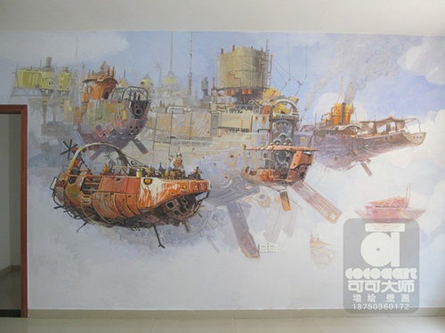 泉州無框畫裝飾手繪墻公司